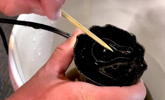 the motor’s spinning.
